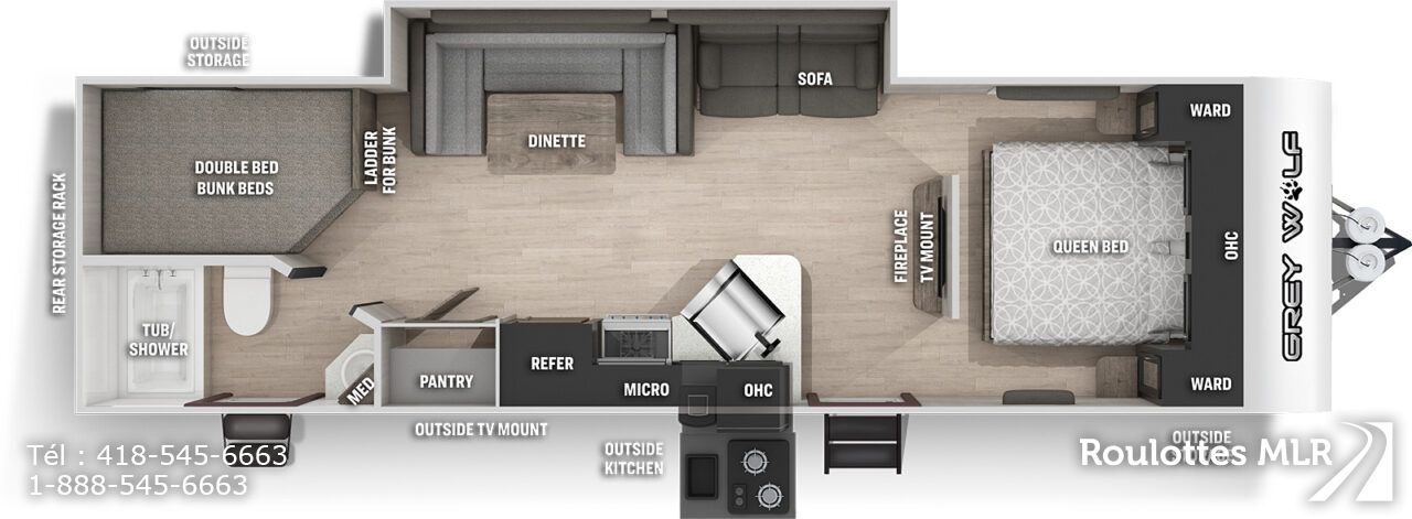 ROULOTTES MLR CHEROKEE GREY WOLF 26DBH 2022 1