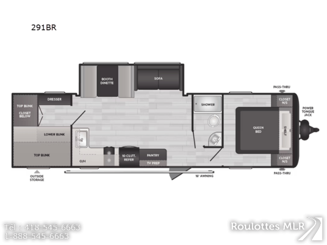 ROULOTTES MLR HIDEOUT 291BR 2025 24