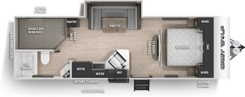 ROULOTTES MLR CHEROKEE GREY WOLF 23DBH 2022 27