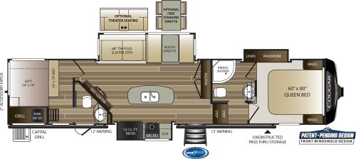 Roulottes Mlr Cougar 364bhl 2020 37 634 Modele