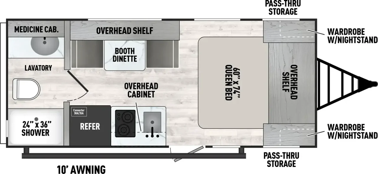 2025 Viking 17FQ 3K Series Web Floorplan Large274599