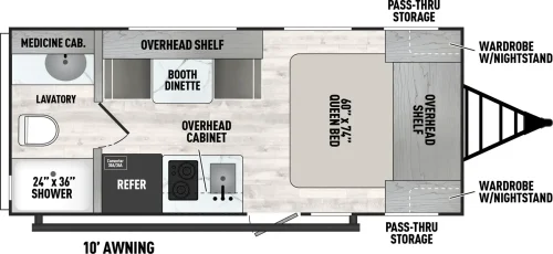 2025 Viking 17FQ 3K Series Web Floorplan Large274599